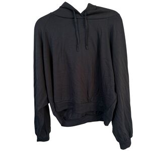 DSG Hoodie 1X‎ Black Lightweight Pullover Plus Size Athleisure Stretch Gym Basic